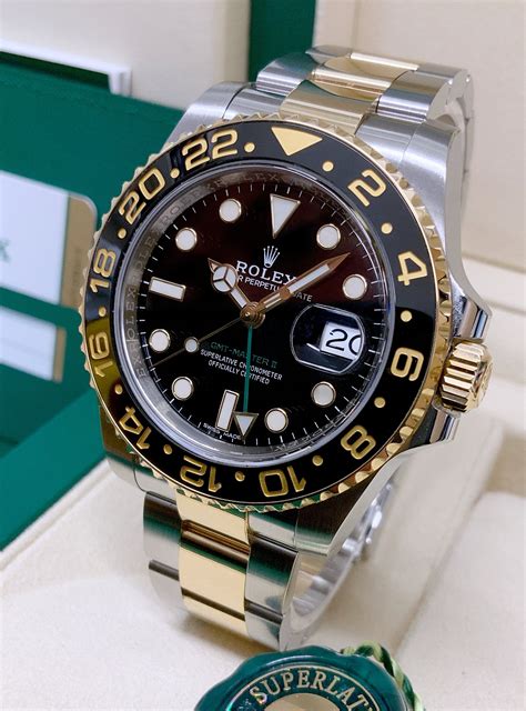 rolex gmt nero oro|rolex gmt master 2 prezzo.